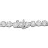 Thumbnail Image 2 of Men's Diamond Tennis Necklace 5 ct tw Sterling Silver 22"
