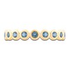 Thumbnail Image 3 of Bezel-Set Natural London Blue Topaz 2mm Stackable Ring 14K Yellow Gold