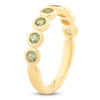 Thumbnail Image 2 of Bezel-Set Natural Peridot 2.5mm Stackable Ring 14K Yellow Gold