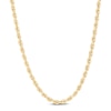Thumbnail Image 1 of Glitter Rope Chain Necklace 3mm Solid 10K Yellow Gold 18"