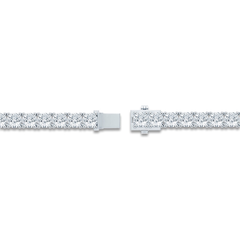 Main Image 3 of Jared Signature Collection Lab-Grown Diamond Tennis Bracelet 15 ct tw 14K White Gold 7"