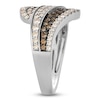 Thumbnail Image 3 of Le Vian Chocolate Ombré Diamond Swirl Ring 7/8 ct tw 14K Vanilla Gold