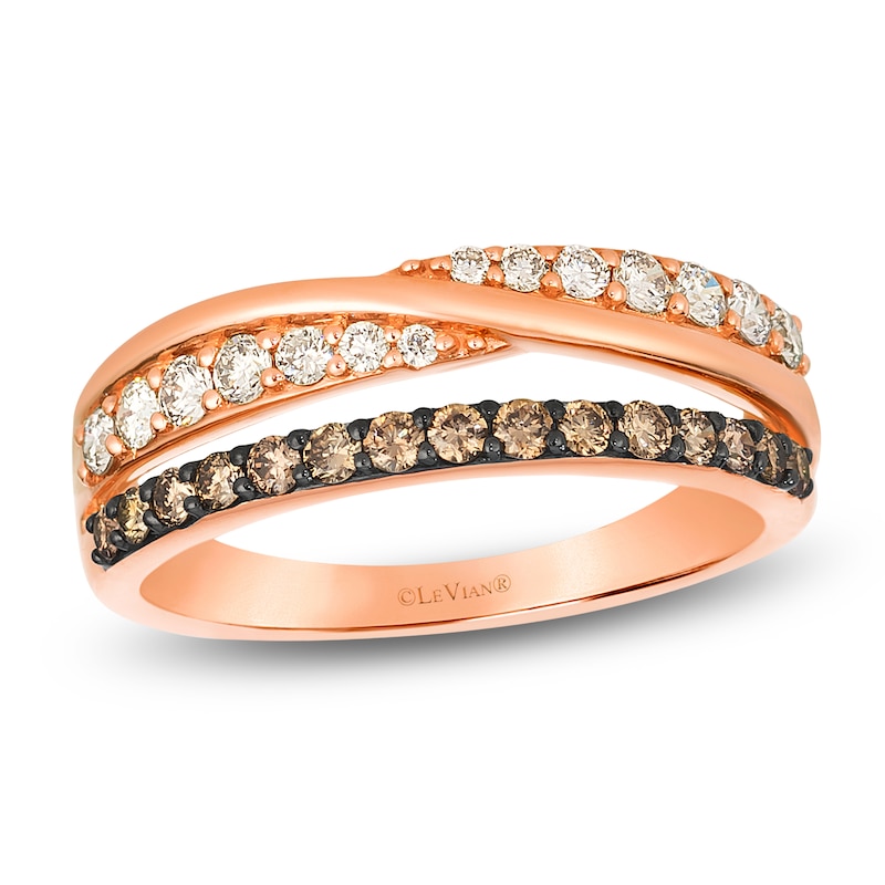 Main Image 1 of Le Vian Diamond Ring 1/2 ct tw 14K Strawberry Gold