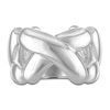 Thumbnail Image 3 of Unspoken Crossover Ring 15mm Semi-Solid Sterling Silver