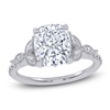 Thumbnail Image 1 of Certified Cushion-Cut Lab-Grown Diamond Engagement Ring 2-1/3 ct tw 14K White Gold
