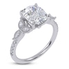 Thumbnail Image 2 of Certified Cushion-Cut Lab-Grown Diamond Engagement Ring 2-1/3 ct tw 14K White Gold