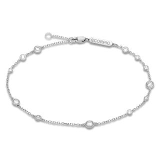 Constellations by Jared Lab-Grown Diamond Scorpio Bracelet 1/2 ct tw 10K White Gold 7.5"