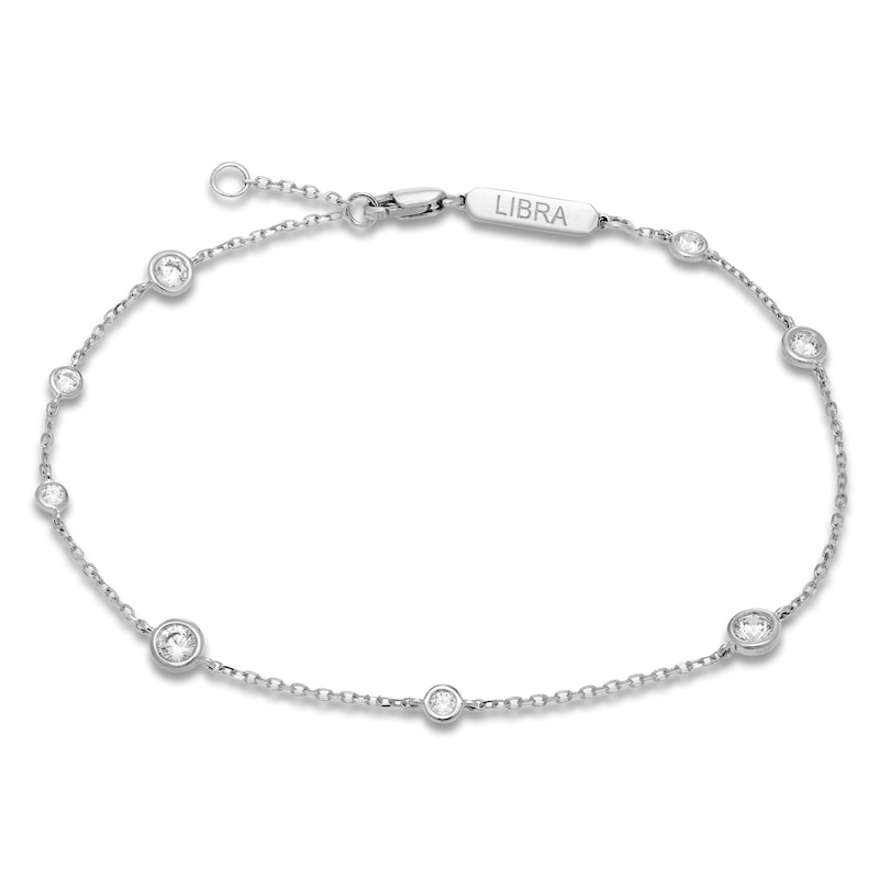 Main Image 1 of Constellations by Jared Lab-Grown Diamond Libra Bracelet 1/2 ct tw 10K White Gold 7.5"