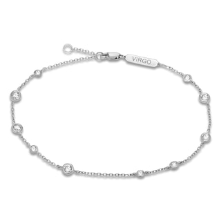 Constellations by Jared Lab-Grown Diamond Virgo Bracelet 1/2 ct tw 10K White Gold 7.5"