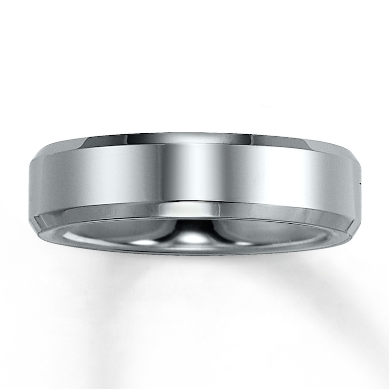 Main Image 1 of Wedding Band Tungsten Carbide 6mm