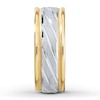 Thumbnail Image 2 of Wedding Band 10K Two-Tone Gold 8mm