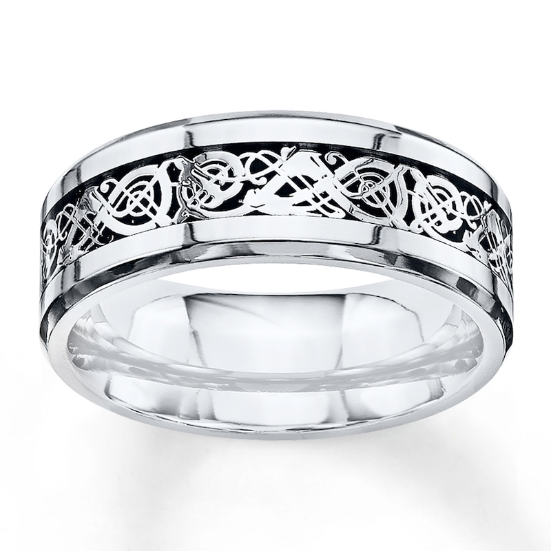 Main Image 1 of Wedding Band Titanium 8mm