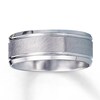 Thumbnail Image 1 of Wedding Band 10K White Gold 8mm