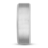 Thumbnail Image 2 of White Tungsten Carbide Wedding Band