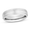 Thumbnail Image 1 of 6mm Wedding Band White Tungsten Carbide