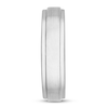 Thumbnail Image 1 of 6mm Wedding Band White Tungsten Carbide