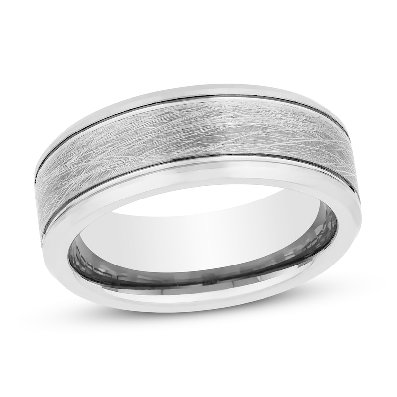 Main Image 1 of 8mm Wedding Band Tungsten Carbide