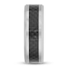 Thumbnail Image 1 of 8mm Wedding Band Tungsten Carbide Carbon Fiber