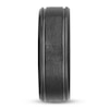 Thumbnail Image 2 of 8mm Wedding Band Black Tungsten Carbide