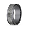 Thumbnail Image 2 of Wedding Band Tantalum/14K White Gold