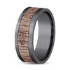 Thumbnail Image 1 of Wedding Band Tantalum/14K Rose Gold