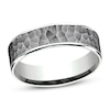 Thumbnail Image 1 of Wedding Band Tantalum/14K White Gold