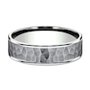 Thumbnail Image 2 of Wedding Band Tantalum/14K White Gold