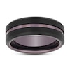 Thumbnail Image 1 of Men's Wedding Band Black Tungsten