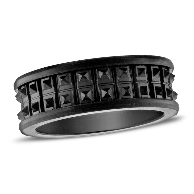 Black Tungsten/Titanium Ring