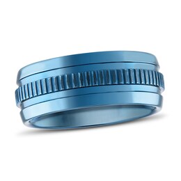 Blue Tungsten Ring