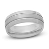 Thumbnail Image 0 of Grooved Wedding Band Titanium 8mm