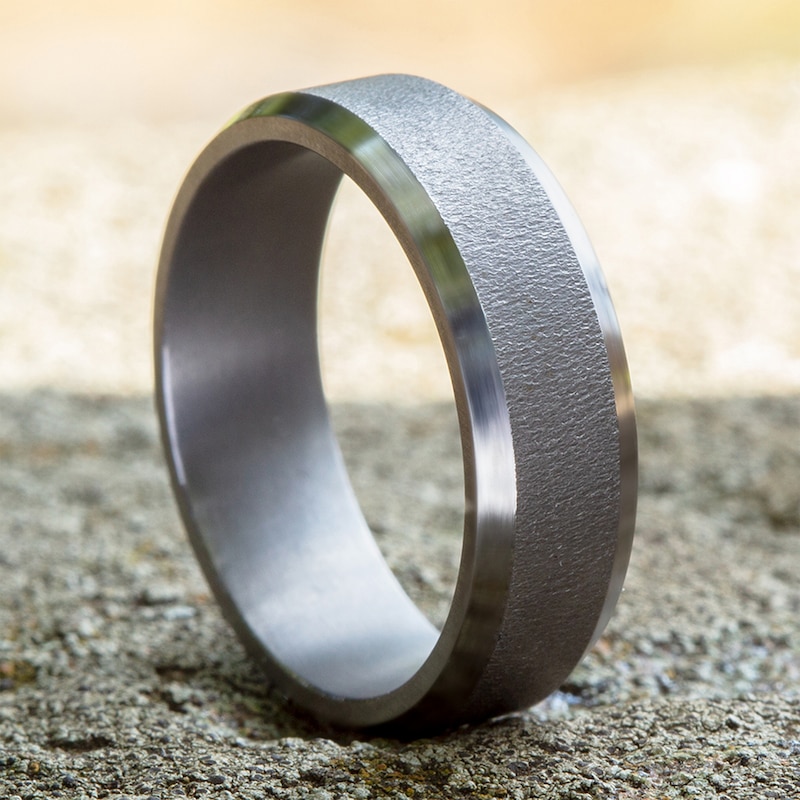 Main Image 2 of Men's Wedding Band Tantalum