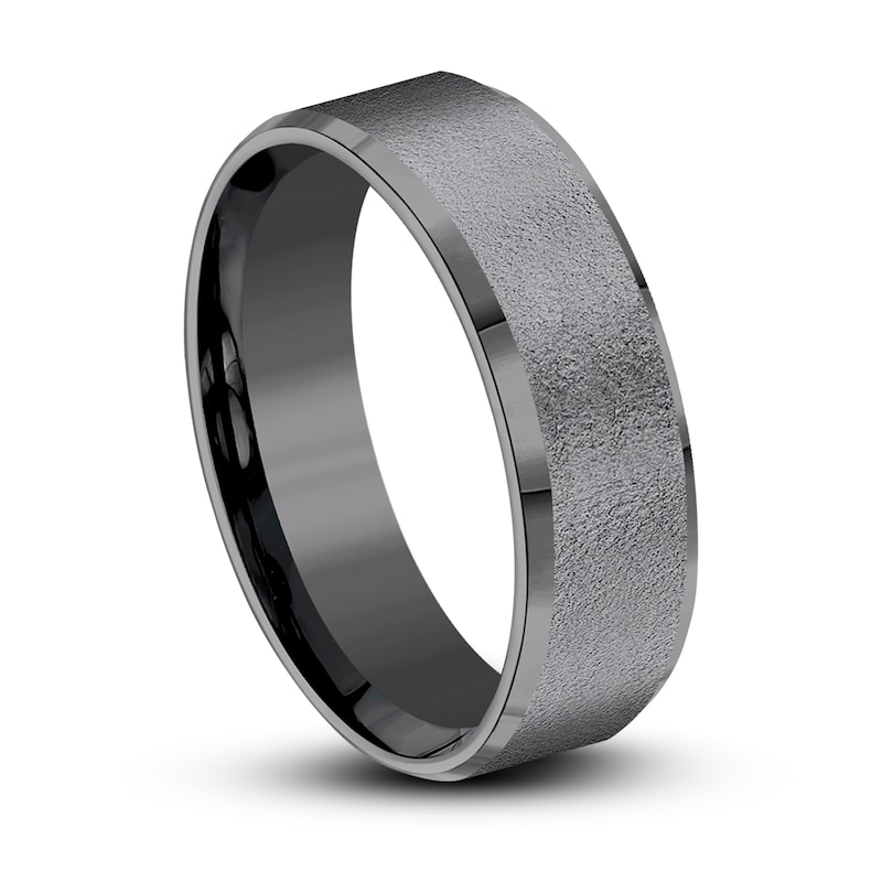 Main Image 3 of Men's Wedding Band Tantalum
