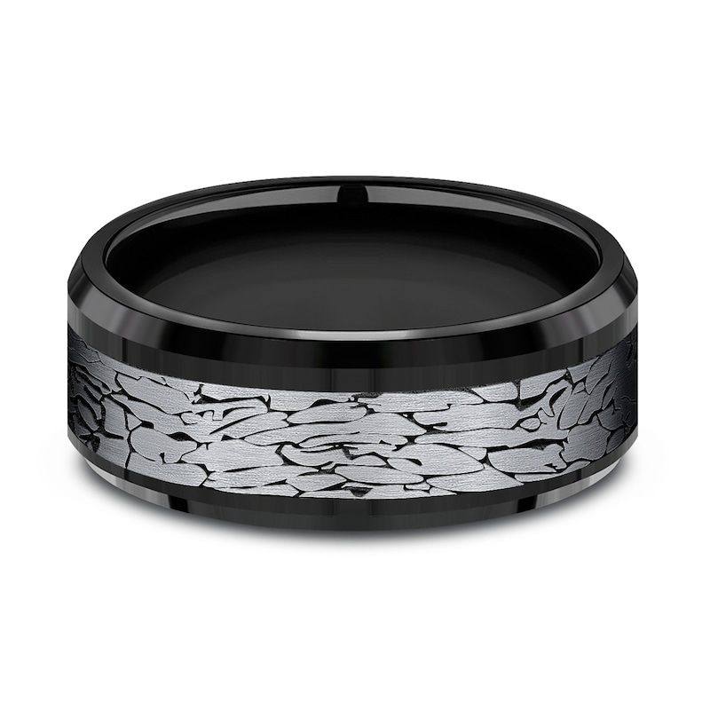 Main Image 4 of Men's Wedding Band Black Tantalum/Titanium