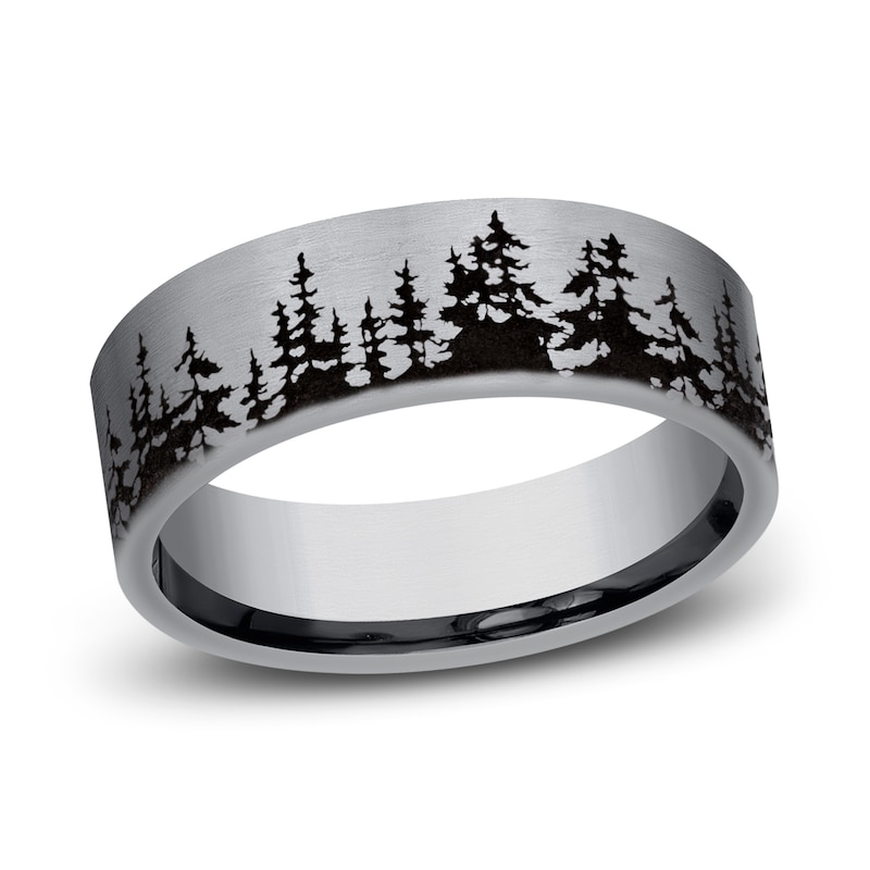 Main Image 1 of Men's Wedding Band Tantalum