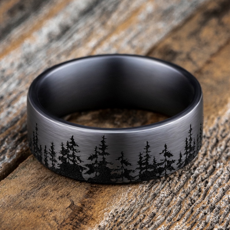 Main Image 2 of Men's Wedding Band Tantalum