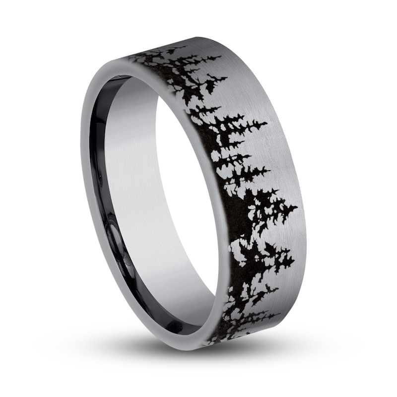 Main Image 3 of Men's Wedding Band Tantalum