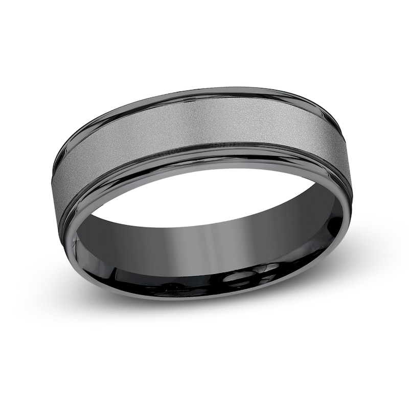 Main Image 1 of Men's Wedding Band Tantalum