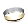 Thumbnail Image 1 of Satin Wedding Band 14K Yellow Gold/Tantalum 6.5mm