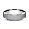 Thumbnail Image 3 of Satin Wedding Band 14K White Gold/Tantalum 6.5mm
