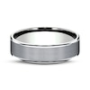 Thumbnail Image 2 of Satin Wedding Band 14K White Gold/Tantalum 6.5mm