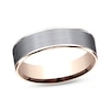 Thumbnail Image 1 of Satin Wedding Band 14K Rose Gold/Tantalum 6.5mm