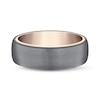 Thumbnail Image 3 of Textured Wedding Band 14K Rose Gold/Tantalum 6.5mm