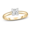 Thumbnail Image 1 of Diamond Solitaire Engagement Ring 1/3 ct tw Princess 14K Yellow Gold (I2/I)