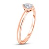 Thumbnail Image 2 of Diamond Solitaire Engagement Ring 1/2 ct tw Bezel-Set Pear-cut 14K Rose Gold (I2/I)