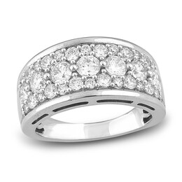 Diamond Anniversary Band 2 ct tw Round 14K White Gold