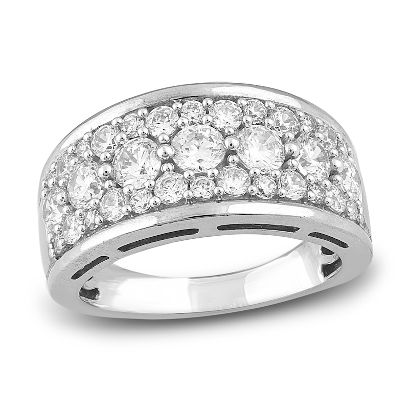 Main Image 1 of Diamond Anniversary Band 2 ct tw Round 14K White Gold