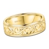 Thumbnail Image 1 of Kirk Kara Men's Engraved Wedding Band 14K Yellow Gold