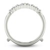 Thumbnail Image 2 of Diamond Chevron Enhancer Ring 1/2 ct tw Round 14K White Gold