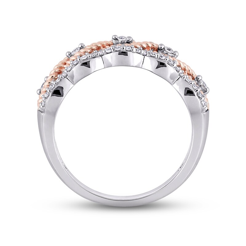 Main Image 3 of Diamond Ring 1/4 ct tw Round 10K Two-Tone Gold